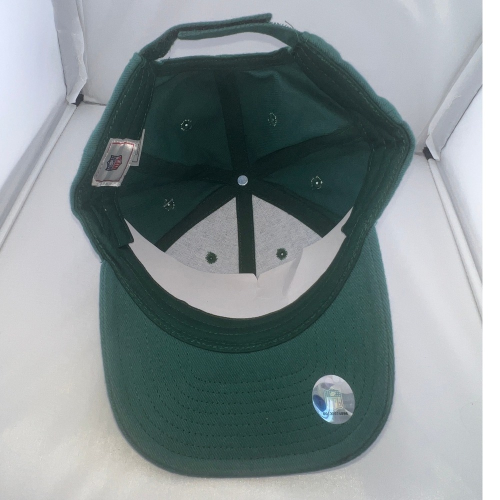 NFL New York Jets Hat Mens Green Adjustable Baseball‎ Cap Embroidered Logo NWT - Picture 10 of 10